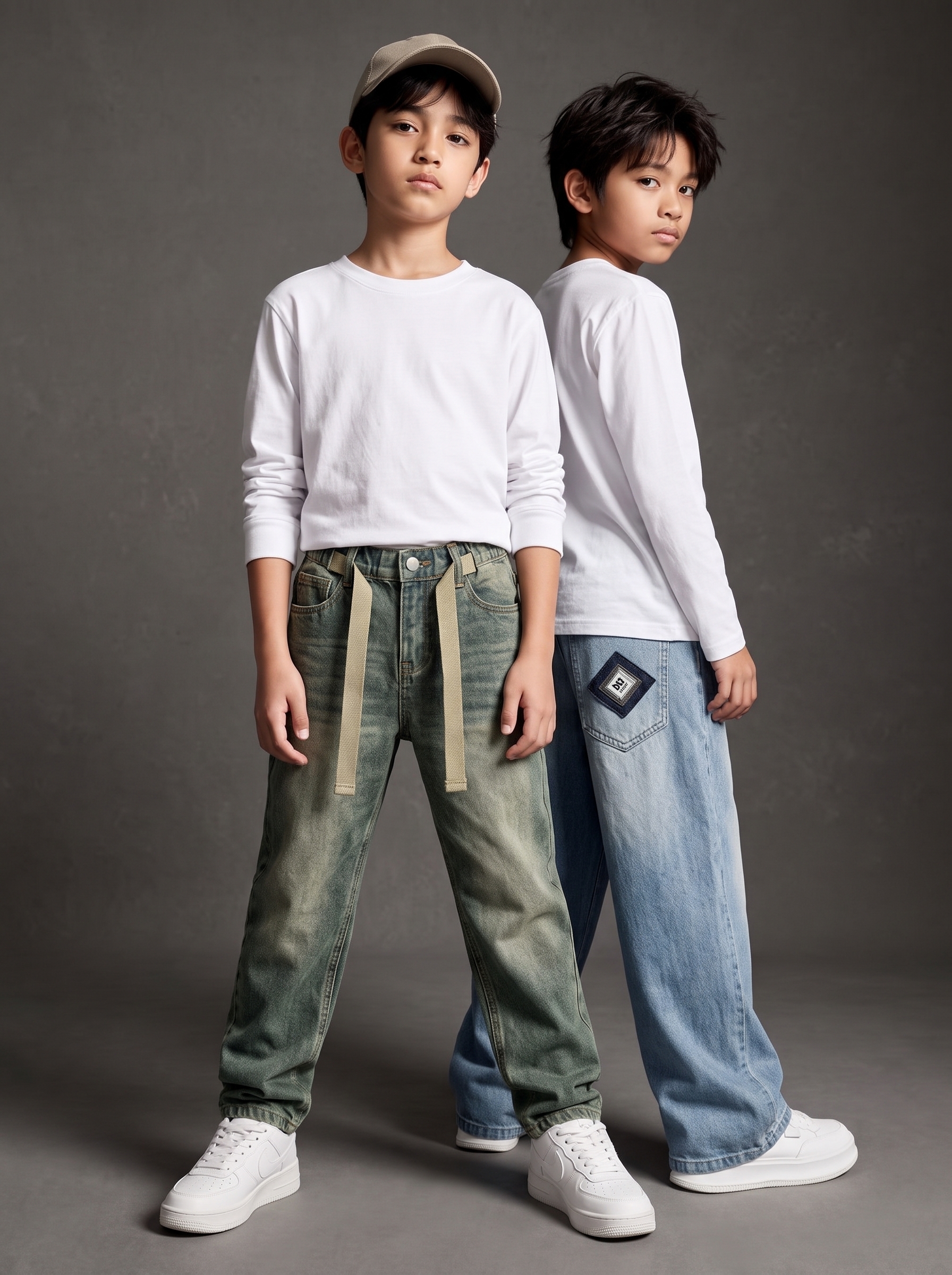 Pants Girls Fawn Scuff