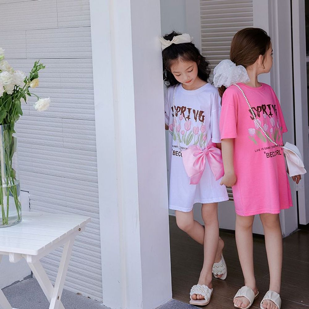 Dress Girls Delicate Tulip Gown Sprivg