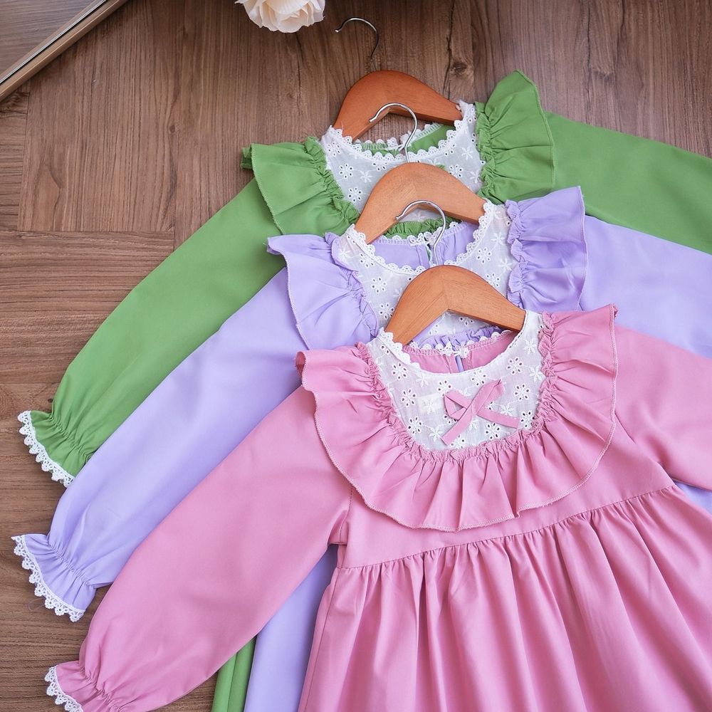 (gamis) Dress Girls Gauze Twirl Flutter Fair - (gamis) - Foto 1