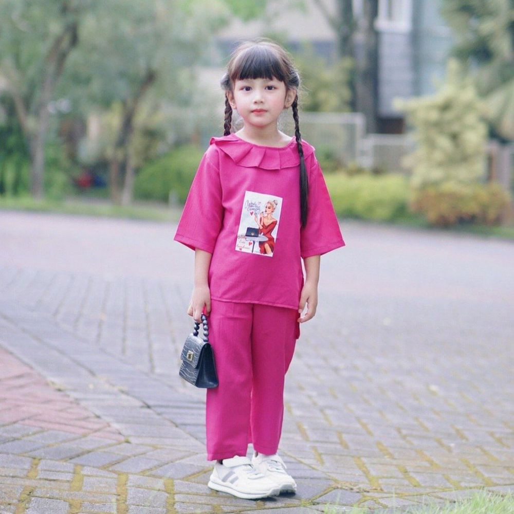 Setelan Collar And Collection Simple