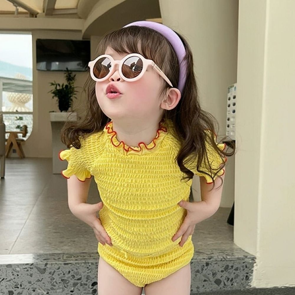 Swimwear Wrinkle Wave Bottom Rope - Baju - Foto 2