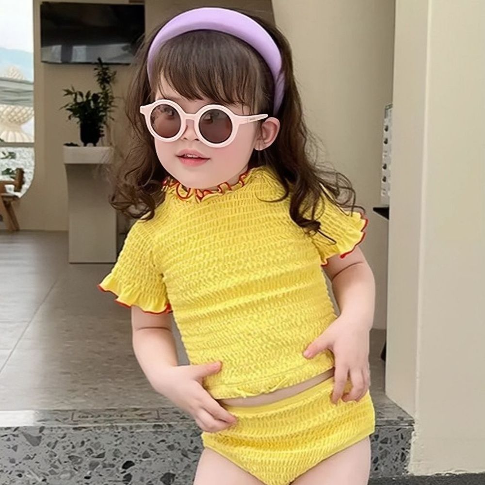 Swimwear Wrinkle Wave Bottom Rope - Baju