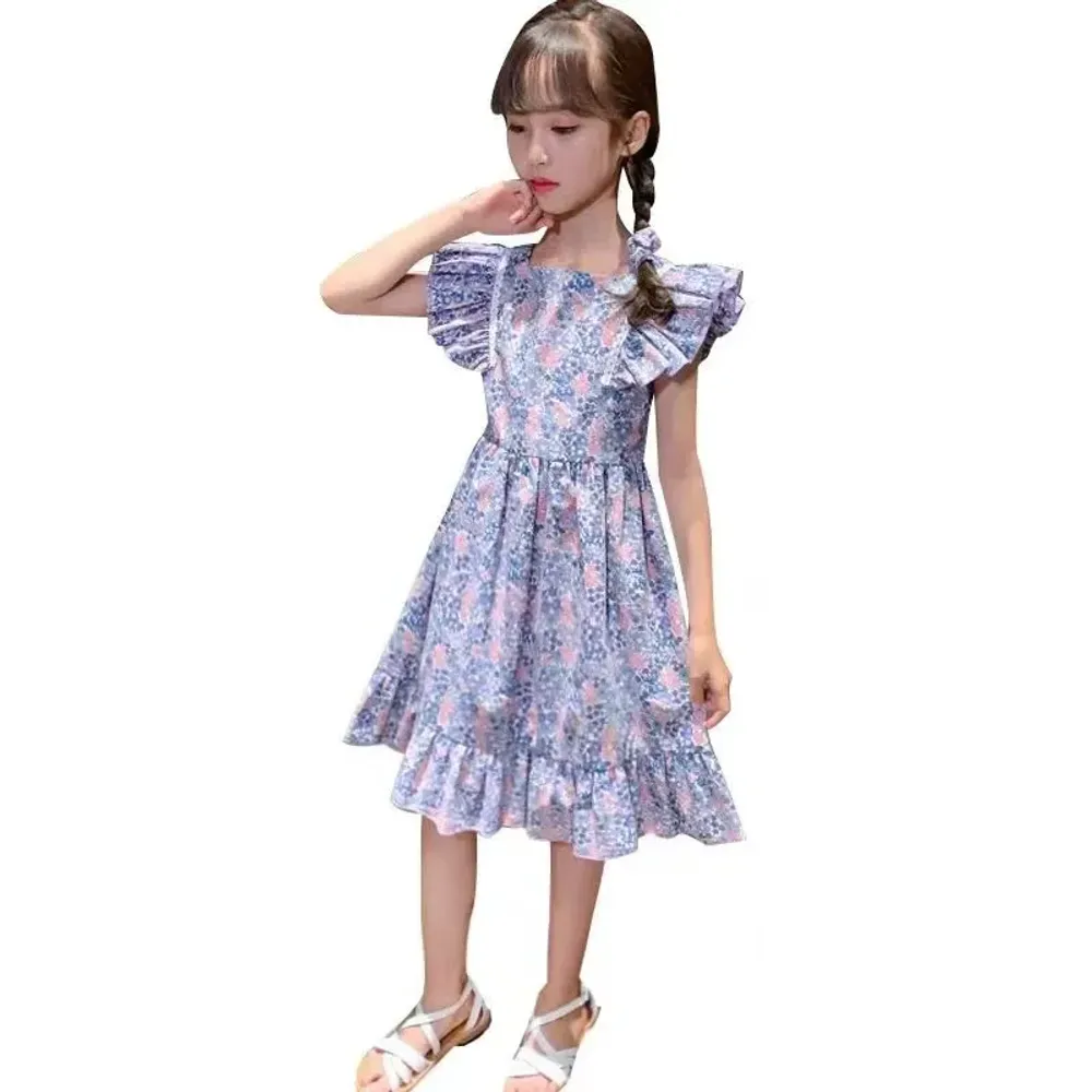 Dress Girl Glam Purple Sweet