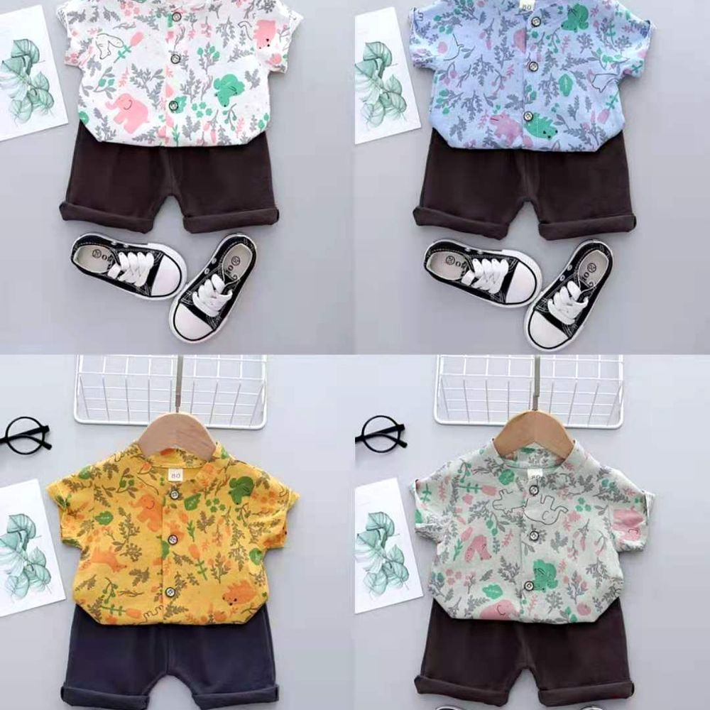 Set Boys Forest Wild Animal Wheat