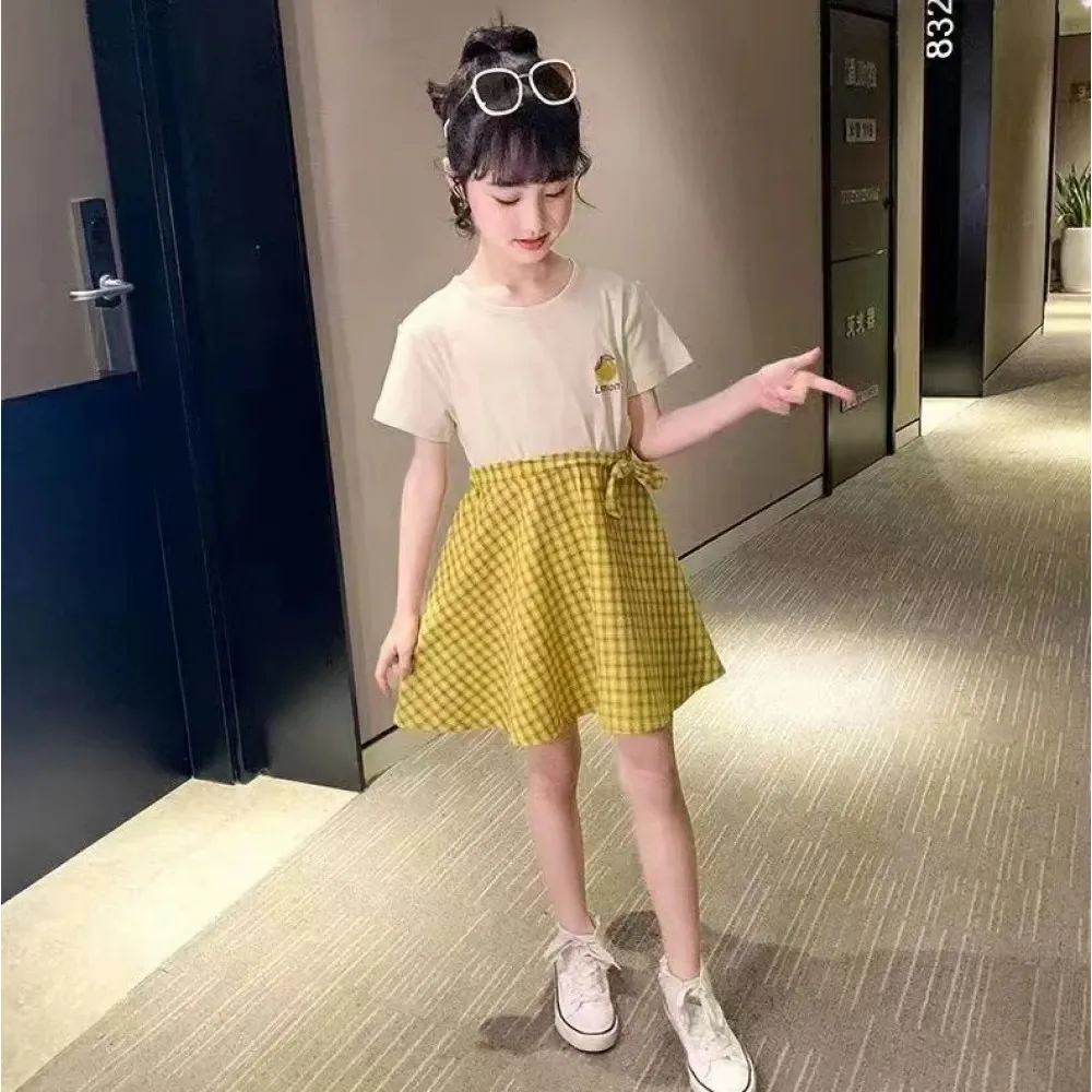 Dress Girls Prettiest Plaid Mini Printed
