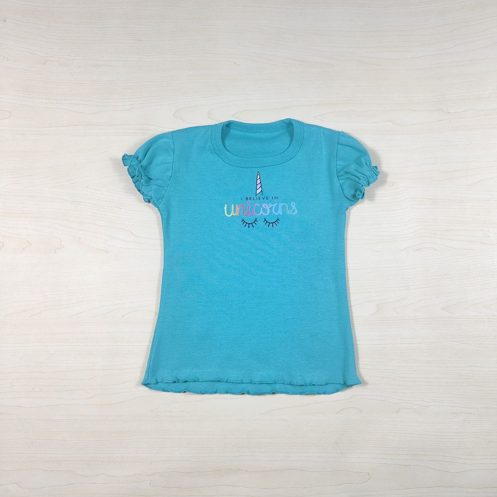 Tops Girls Unicorns Rainbow Cute