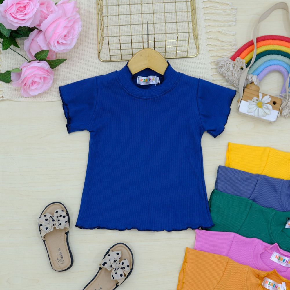 Tops Girls Knit Ruffle Colour