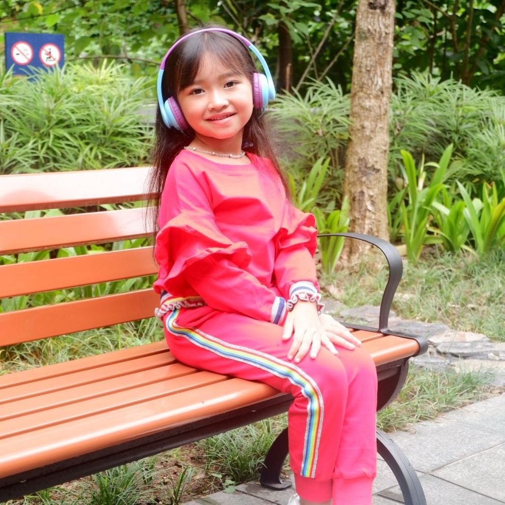 Set Girls Sporty Trendy Rainbow Red - Foto 2