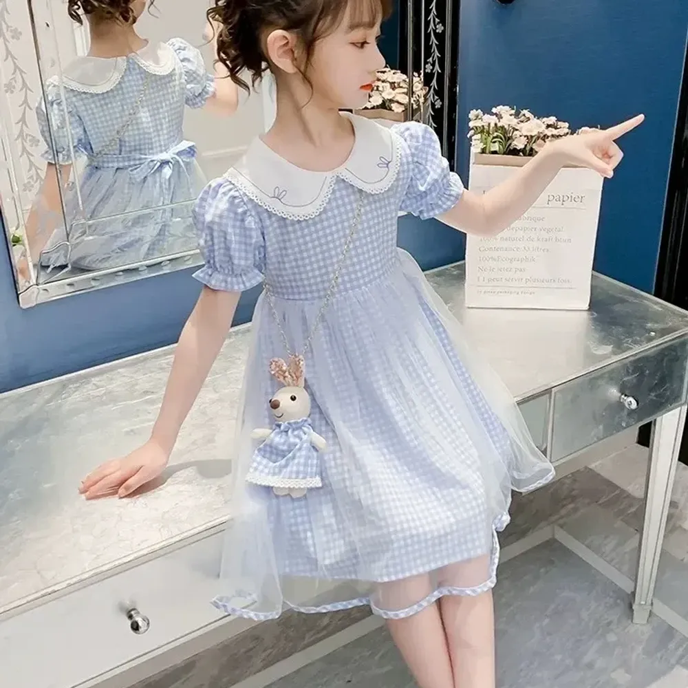 Dress Girl Plaid Grace Love