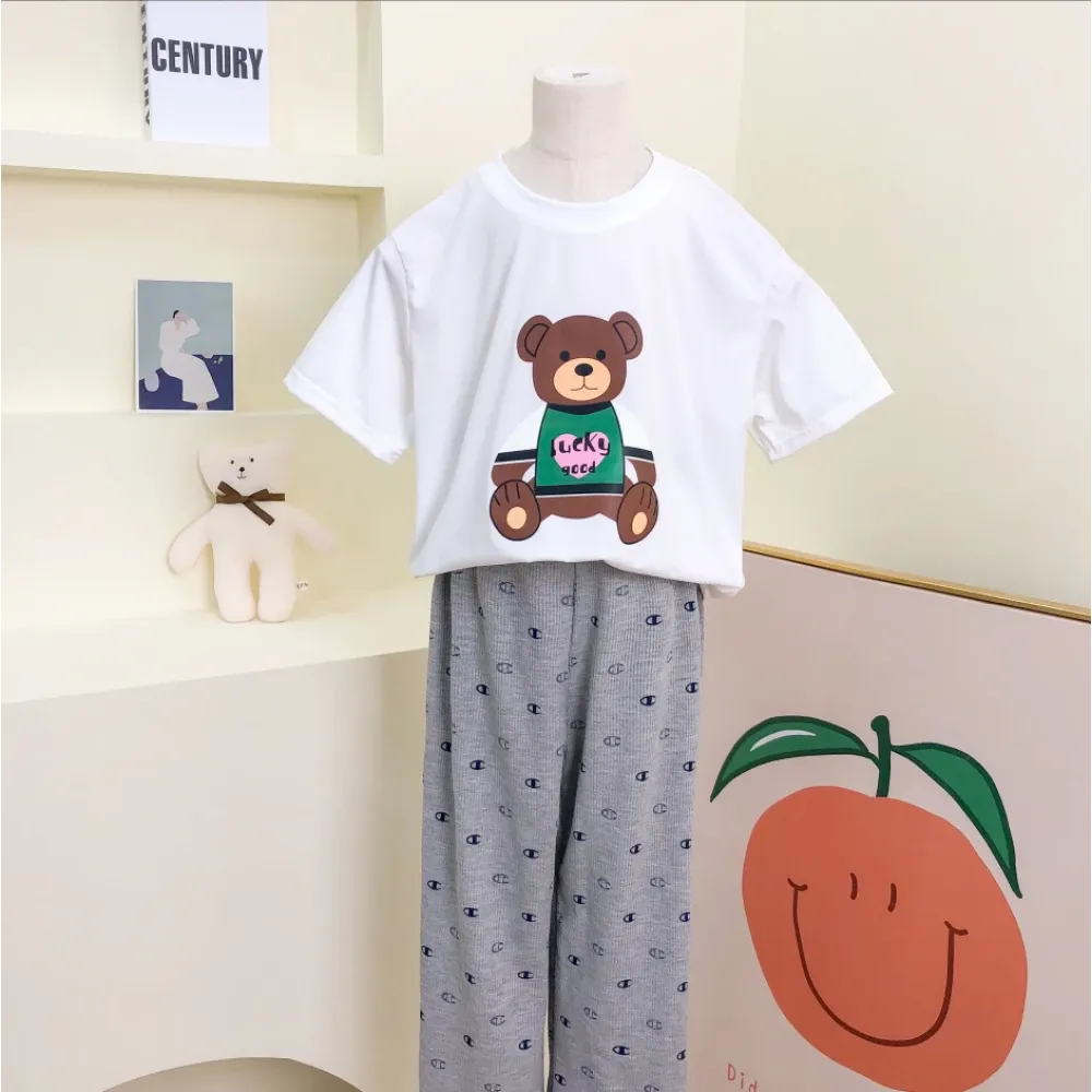 Setelan Bear Good Lucky