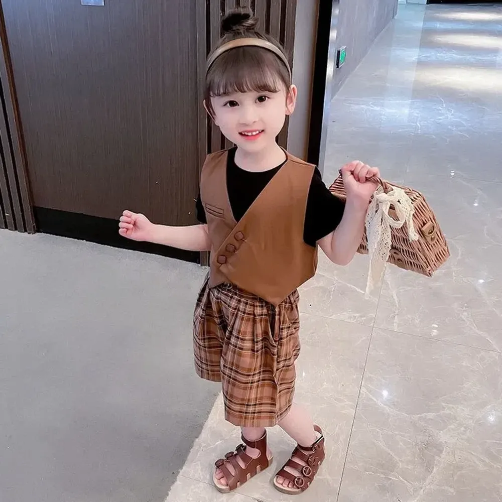 Setelan Vest Leather Burberry Casual