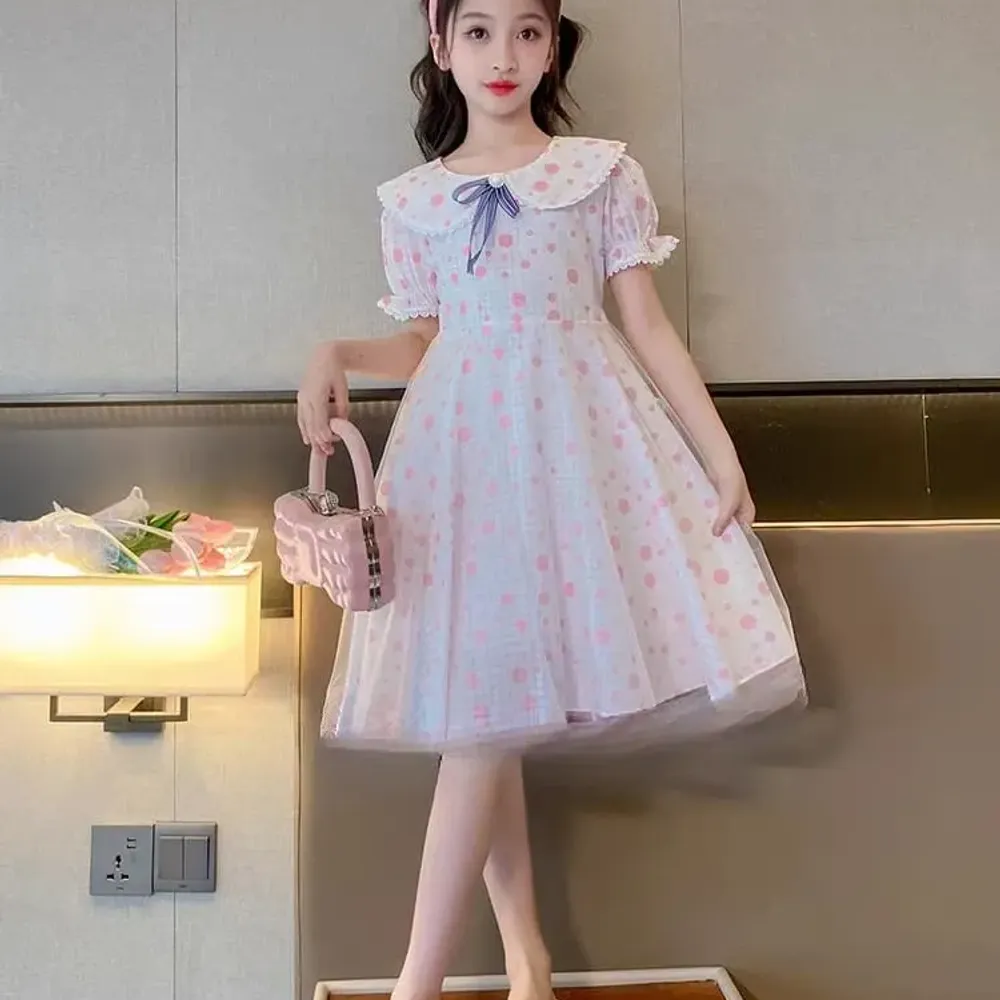 Dress Girl Polka Tutu Chic