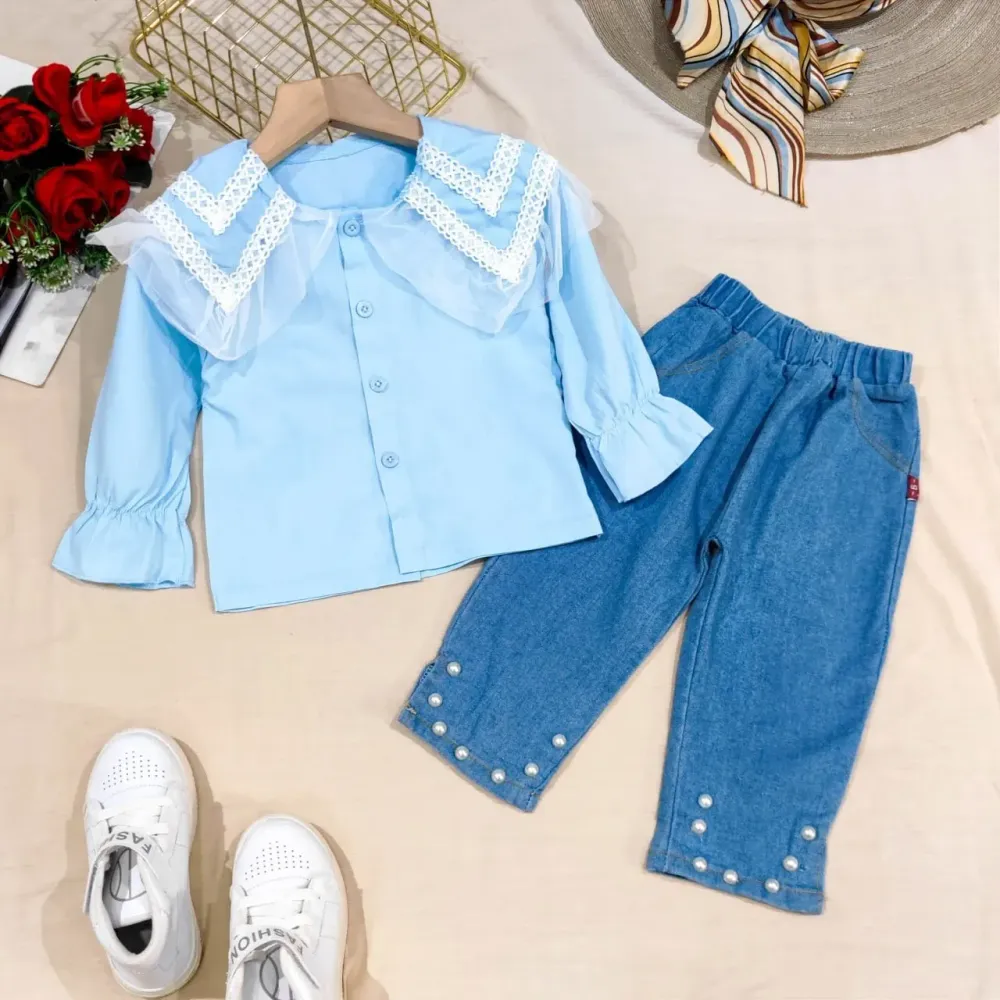 Setelan Polos Layer Triangle