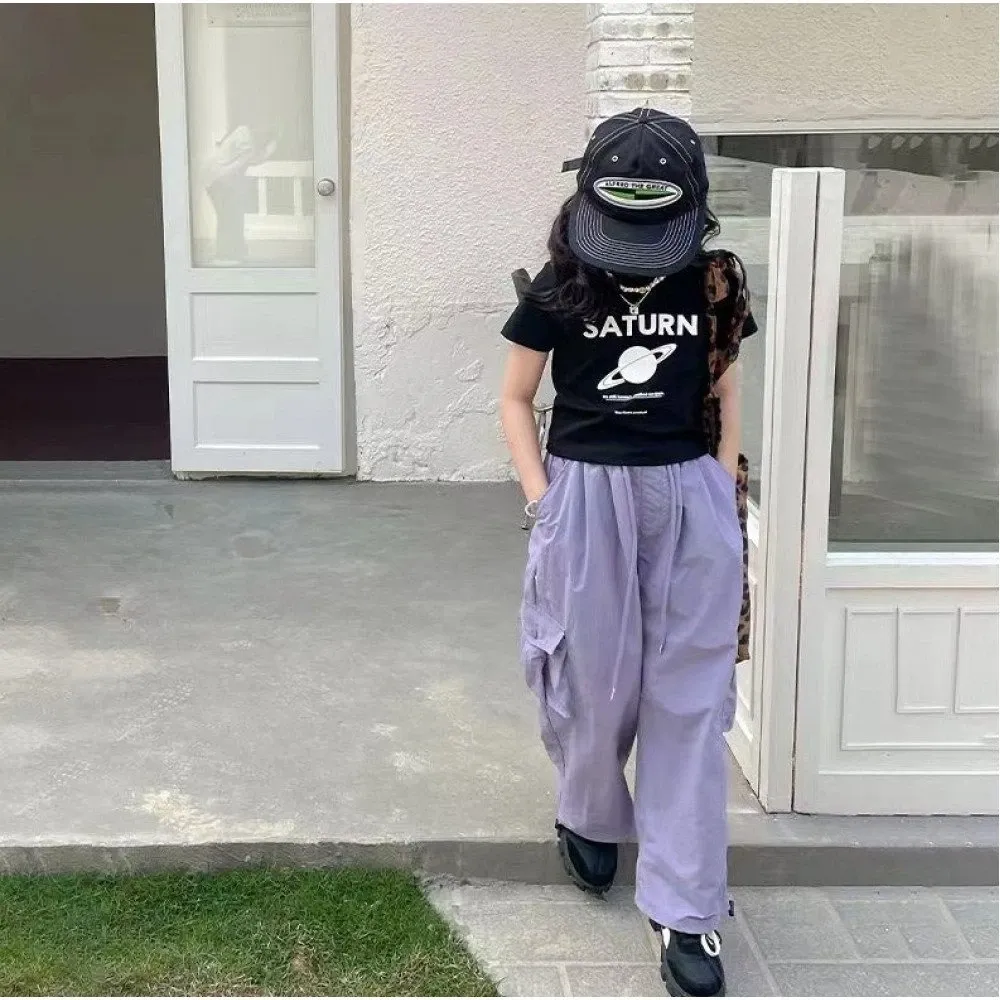 Set Girls Saturn Pants Starry Crops