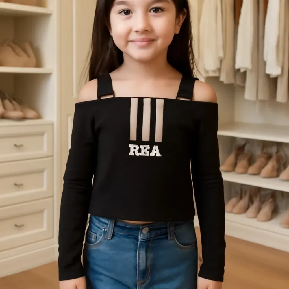 Tops Girl Back Line Crown