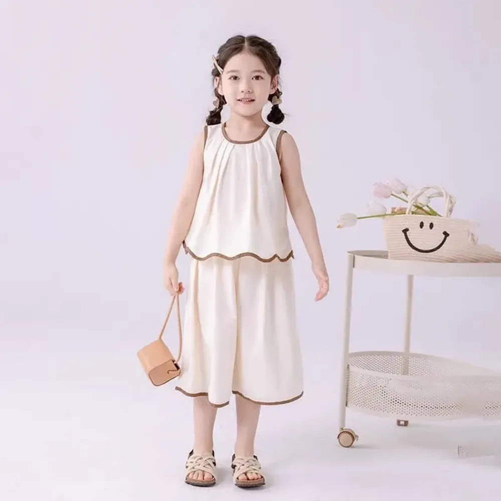 Set Girl Waffle Cream Cozy