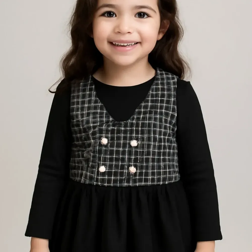 Dress Girl Starry Black Cloud