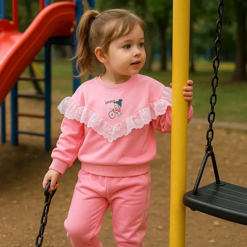 Set Girl Ruffles Sweet Duo