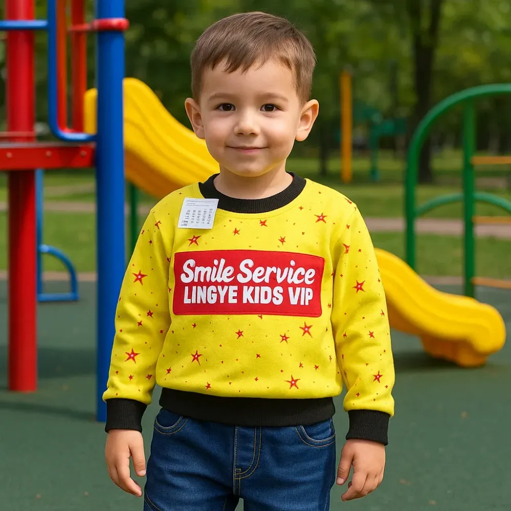 Setelan Anak Denim Smile Service