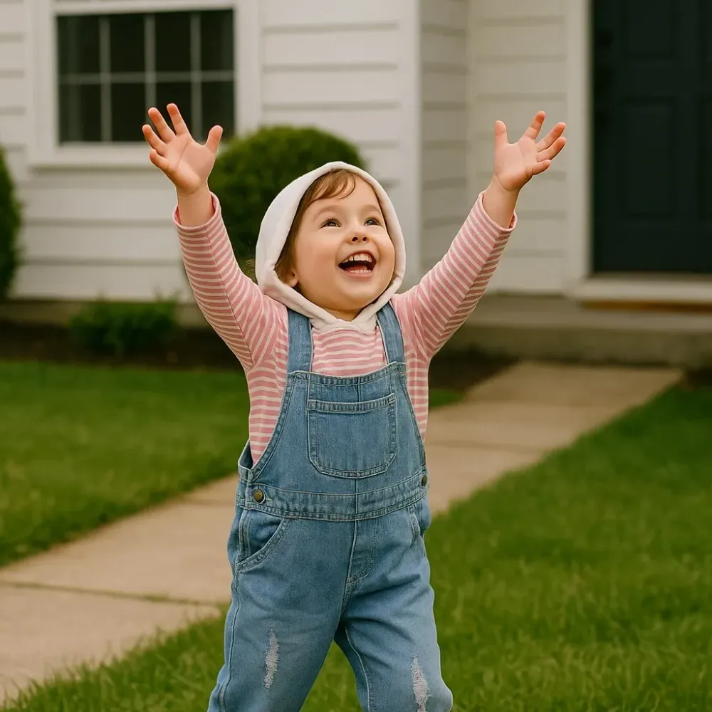 Setelan Overall Line Dream Pink