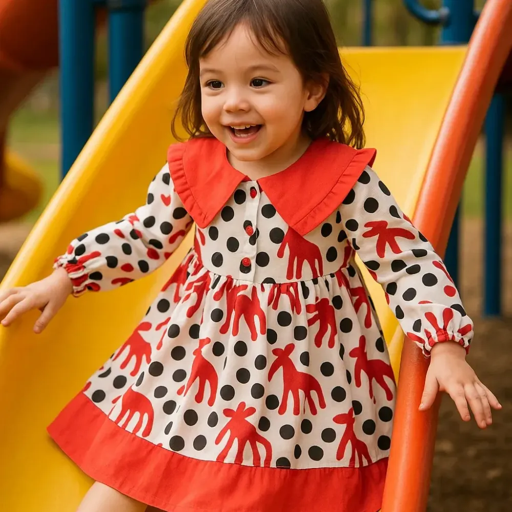 Dress Girl Polka Sweety