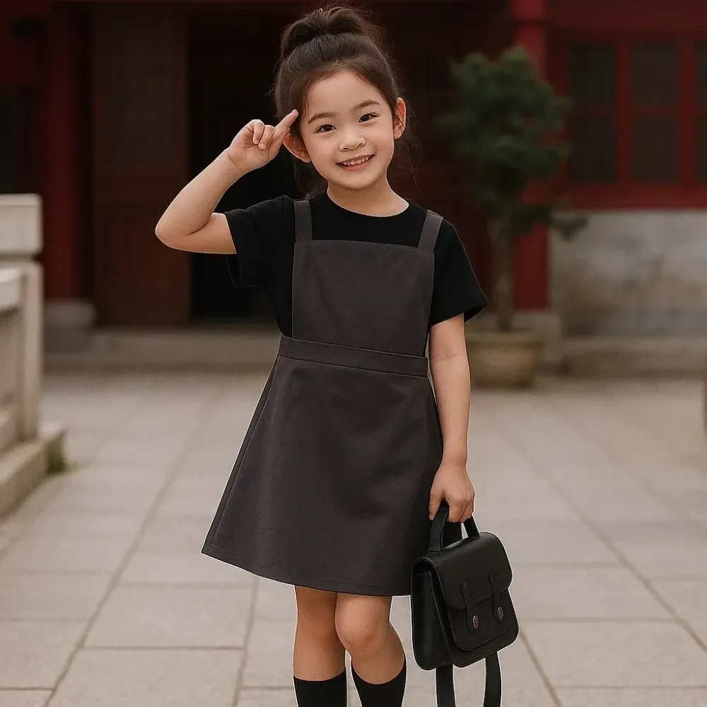 Dress Girls Versatile Scholarly