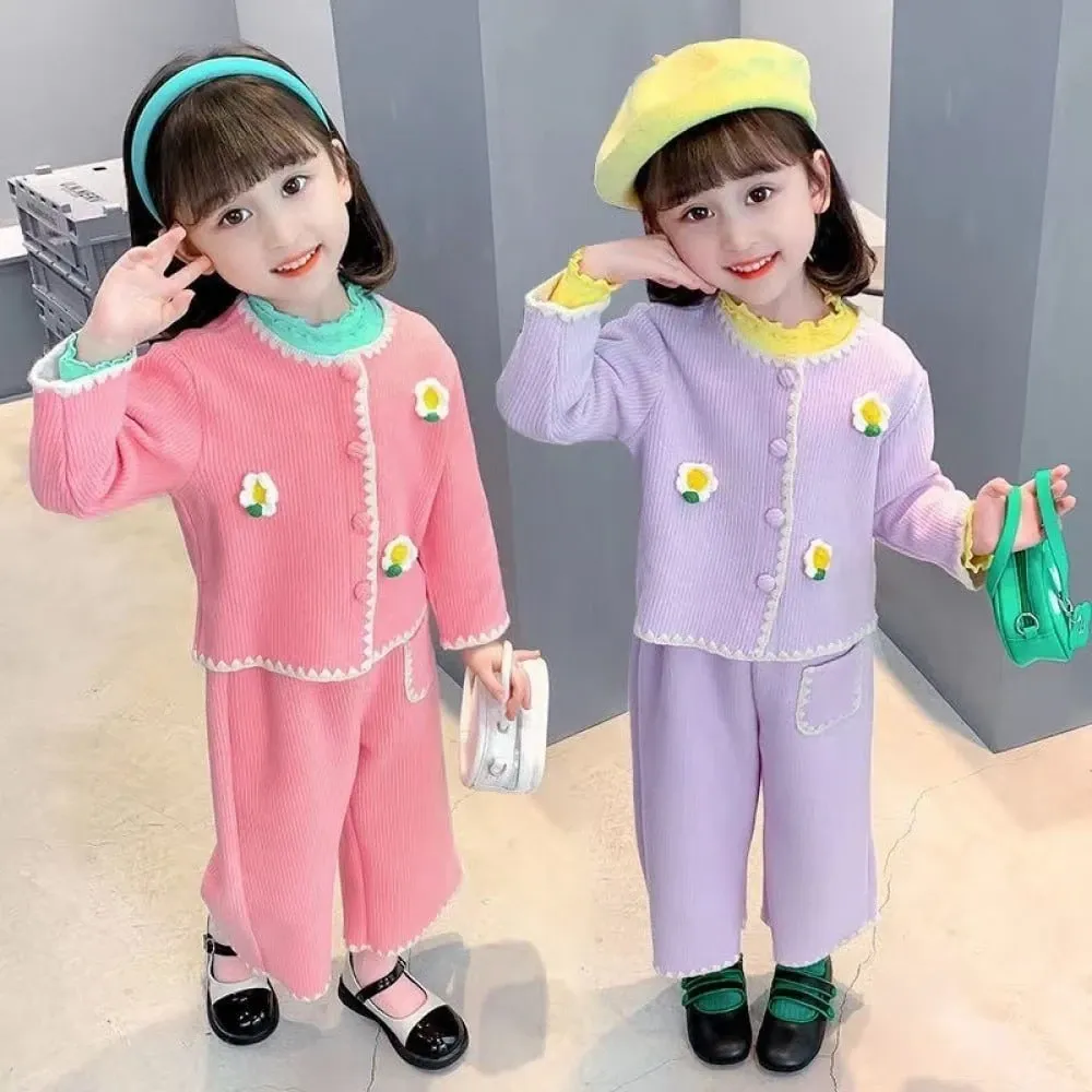 Setelan Three Egg Flower Kiddie