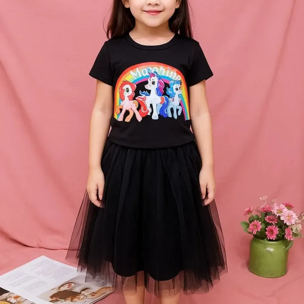Setelan Moschino Three Unicorn Tutu