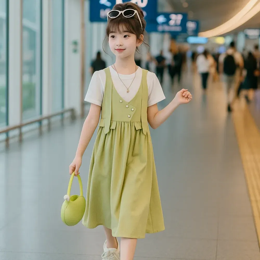 Dress Girl Pastel Twirl Couture