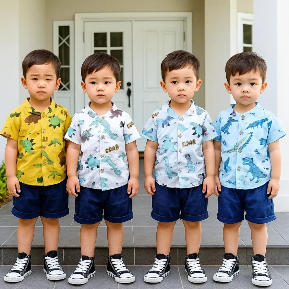 Set Boys Roars Little Dinosaurs Scream