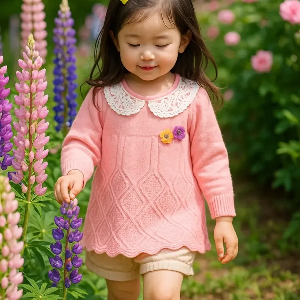 Tops Girls Twins Flow Cute Bloom