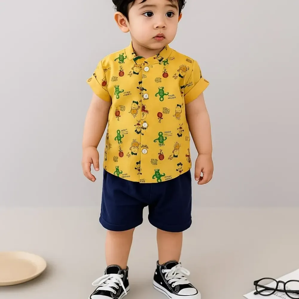 Set Boys Couture Fashionable Classic Collar