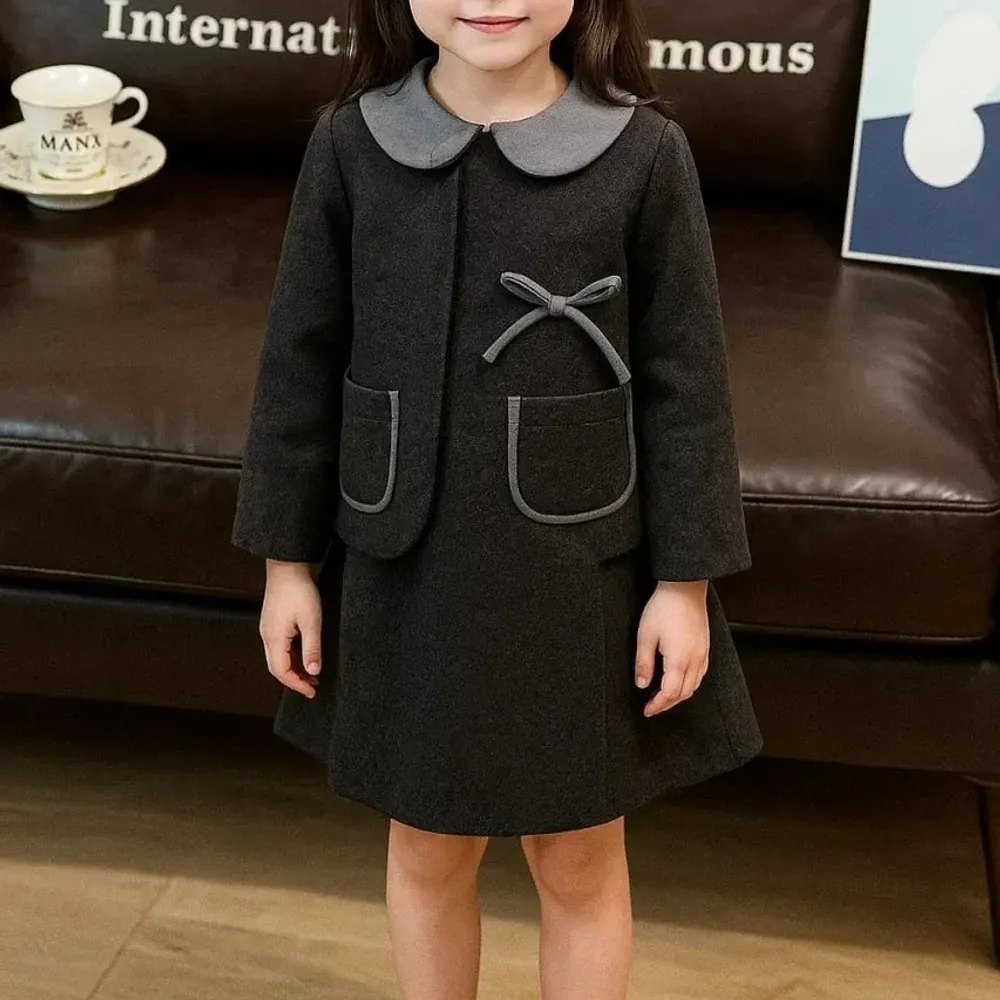 Dress Girl Dainty Floor Casual