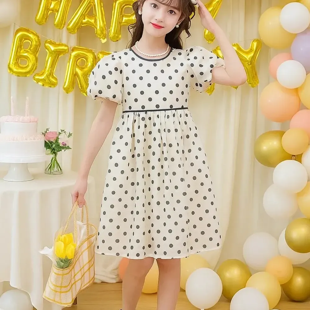 Dress Girl Polka Lash Happy
