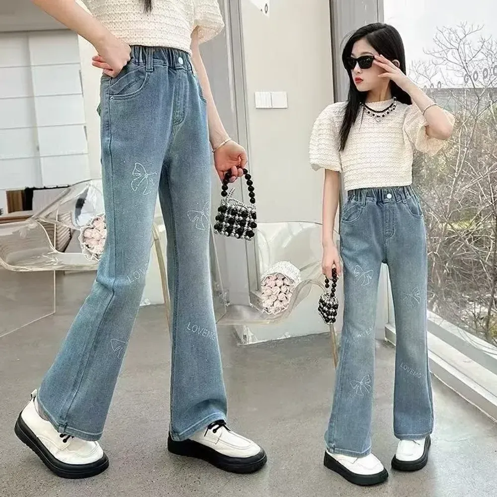 Pants Girl Denim Modern Style