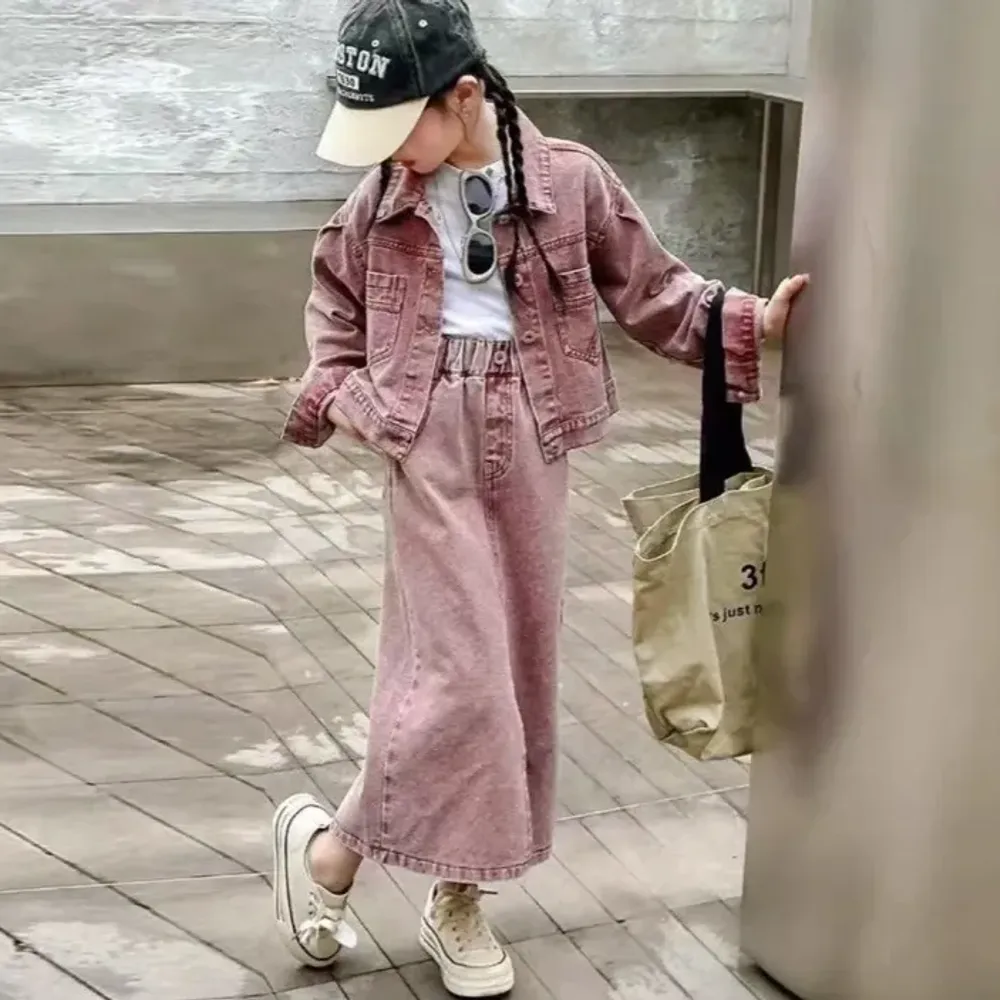 Set Girl Pink Jeans Cool
