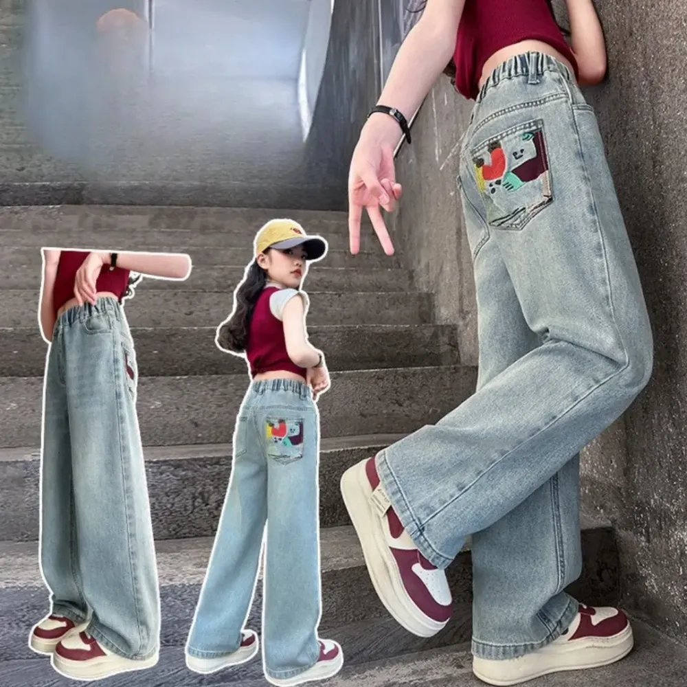 Pants Girls Playful Patch Sunny Chill