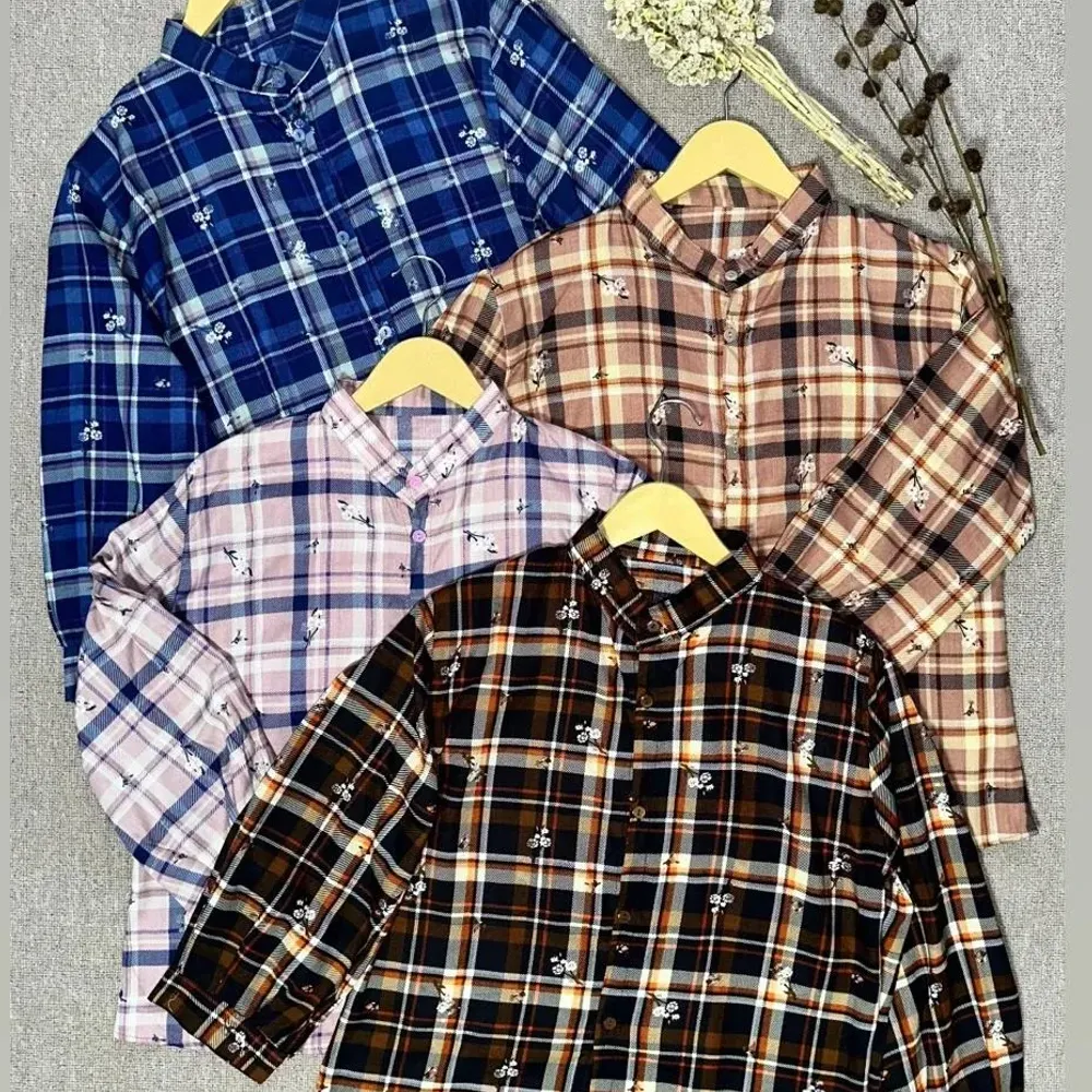 Tops Girls Everyday Plaid Grid