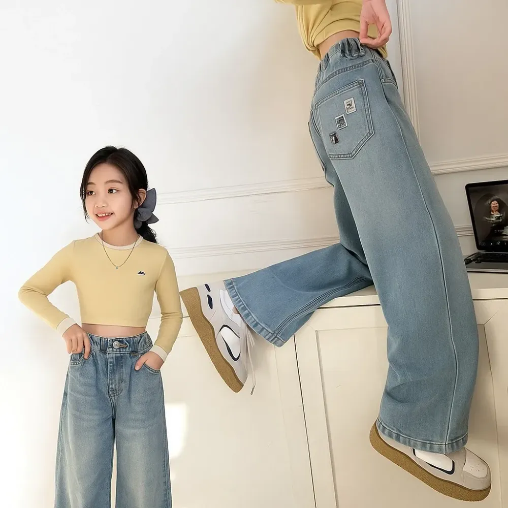 Pants Girls Dreamy Denim Edge