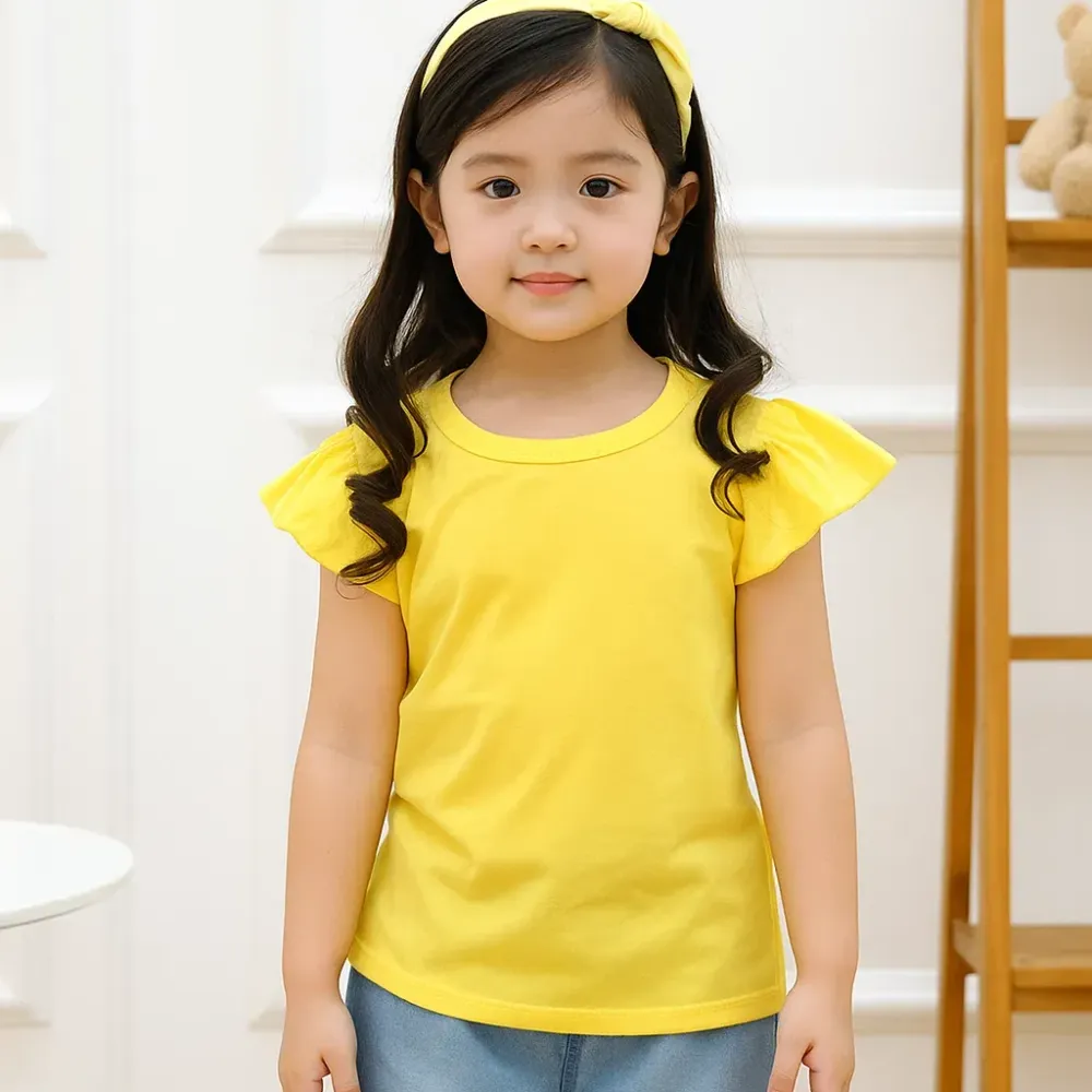 Tops Girls Ruffle T-shirt Mini