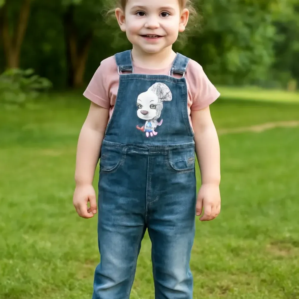 Overall Bunny Denim Chic