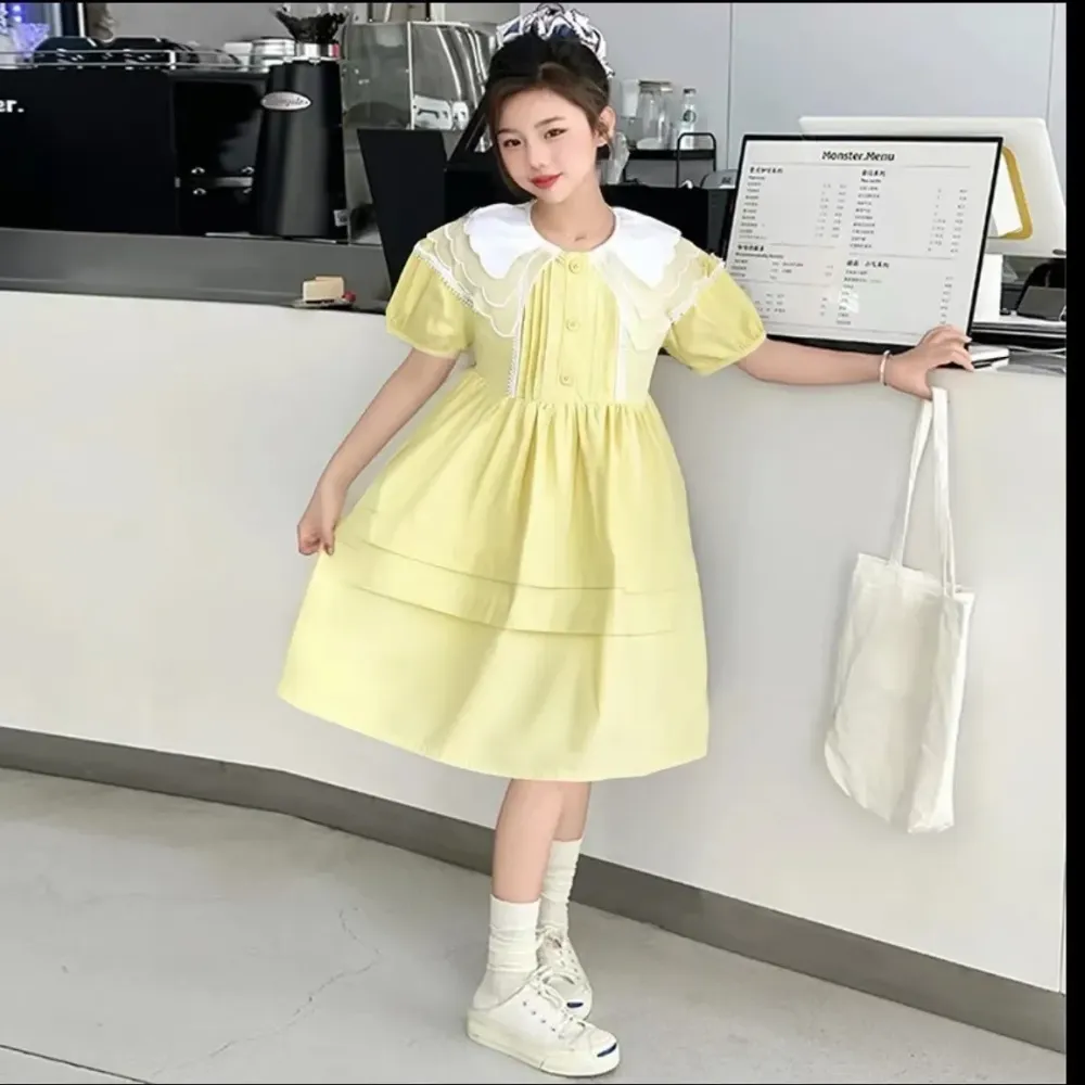 Dress Girls Yellow Sunny Glams