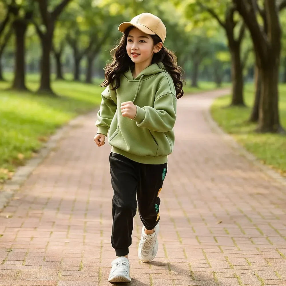 Set Girls Usual Hoodie With Trendy