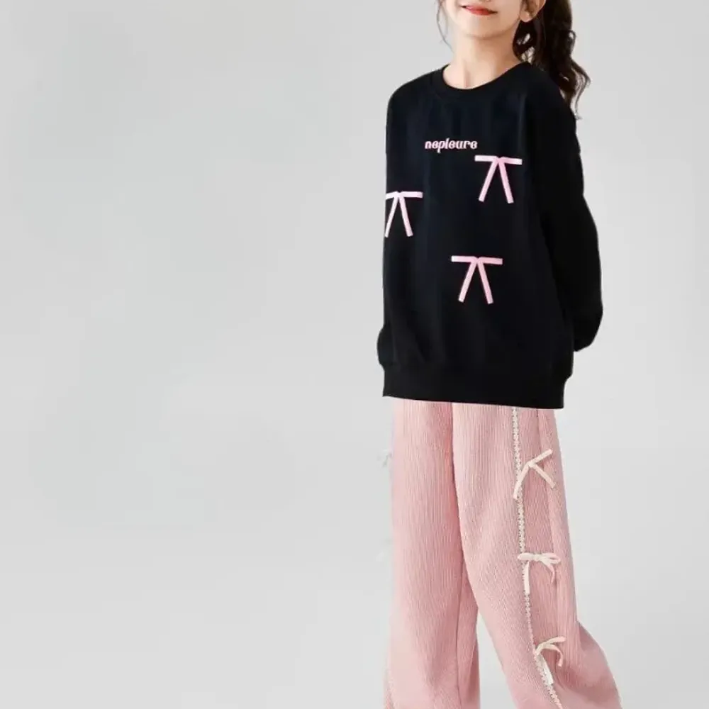 Set Girls Ribbon Pinkish Sweet