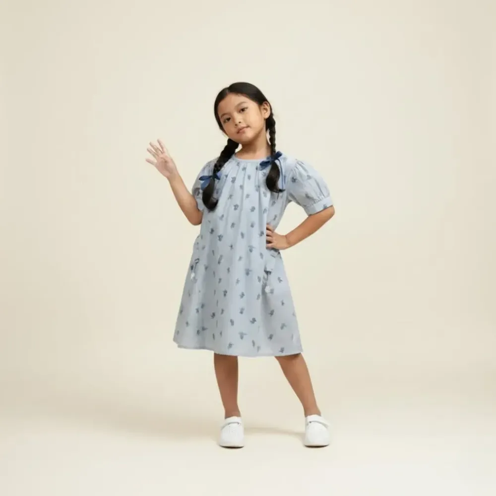Dress Girl Chan Butterfly Plain