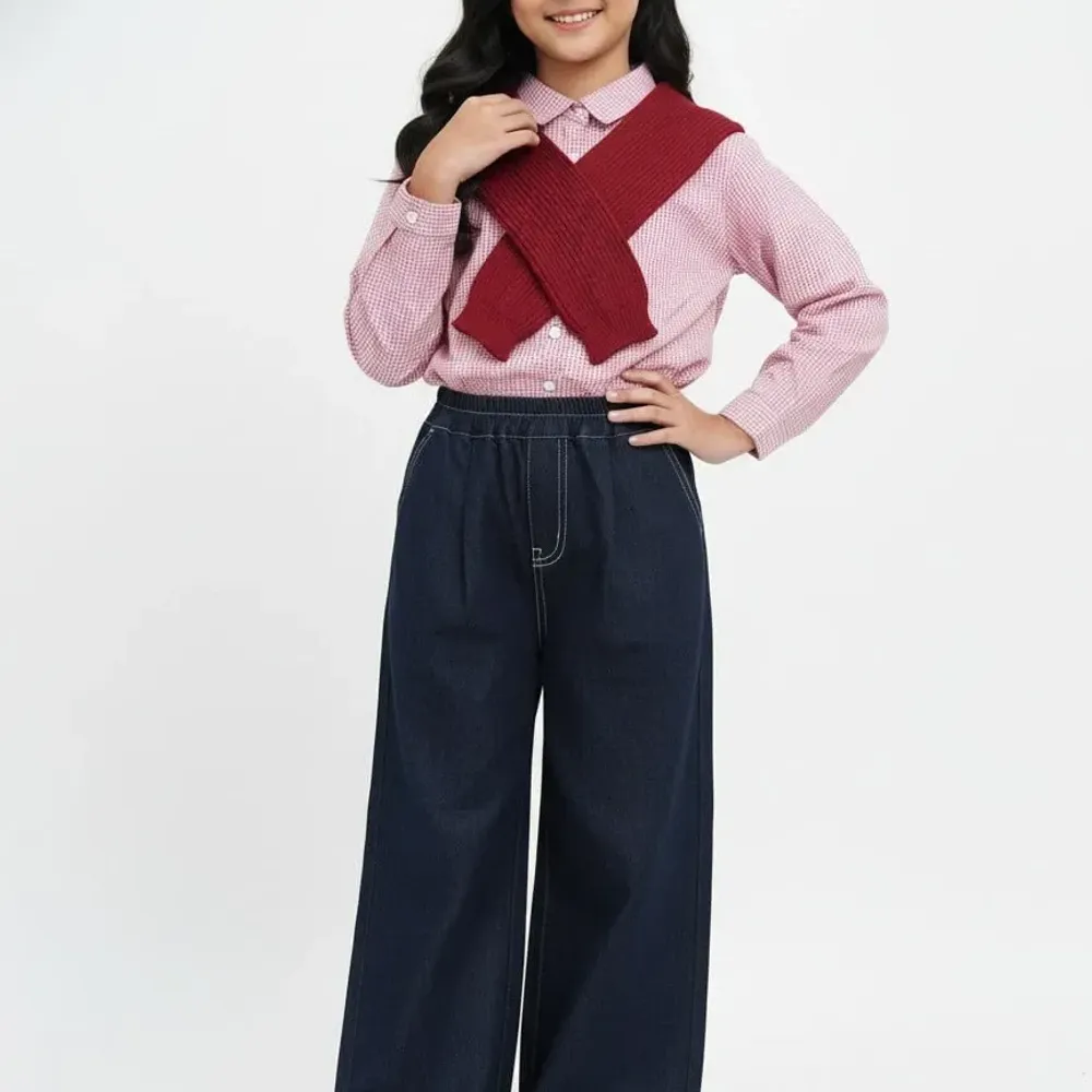 Set Girl Stripe City Smart