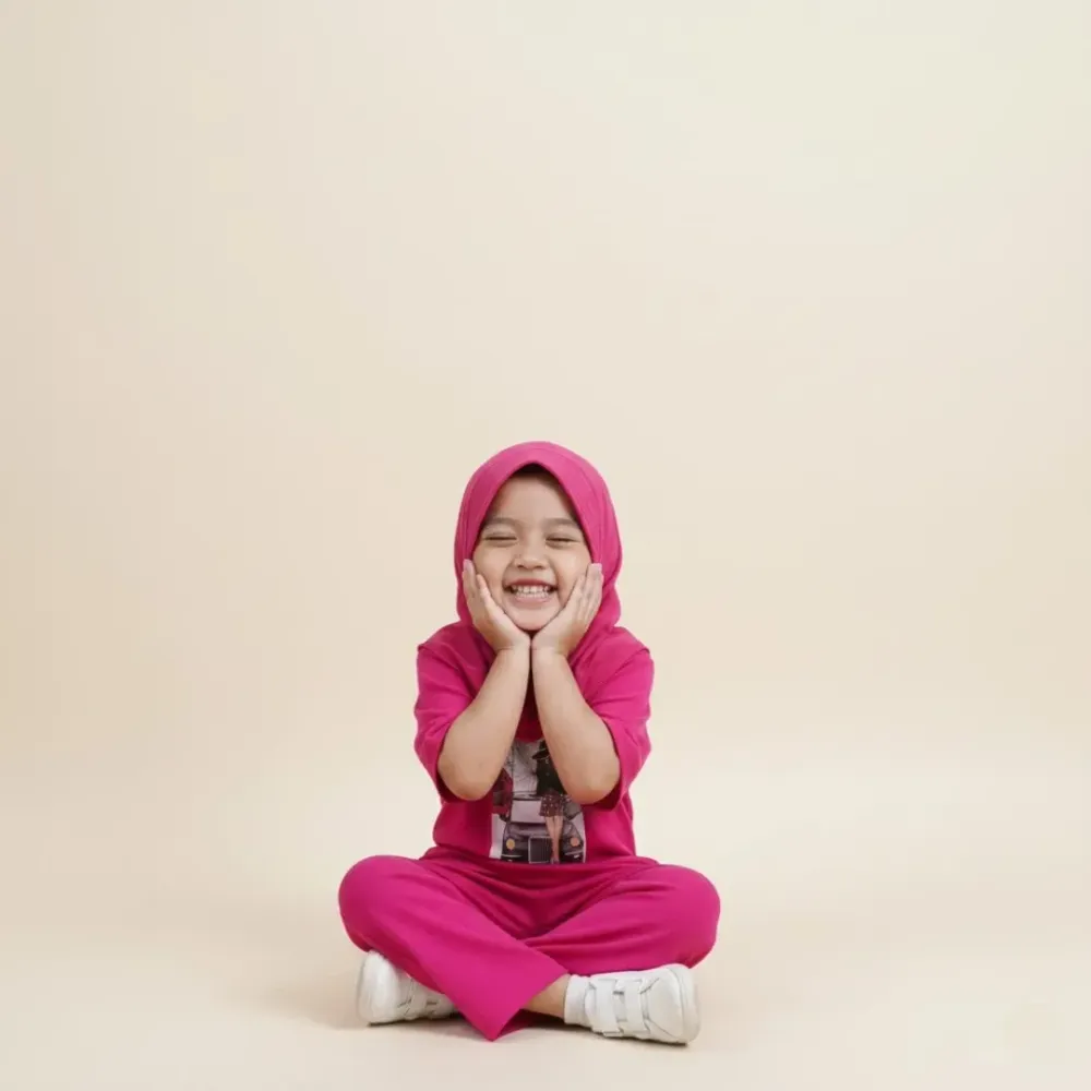Setelan Hijab And Kitty Gurl (mix Motif) - Foto 1