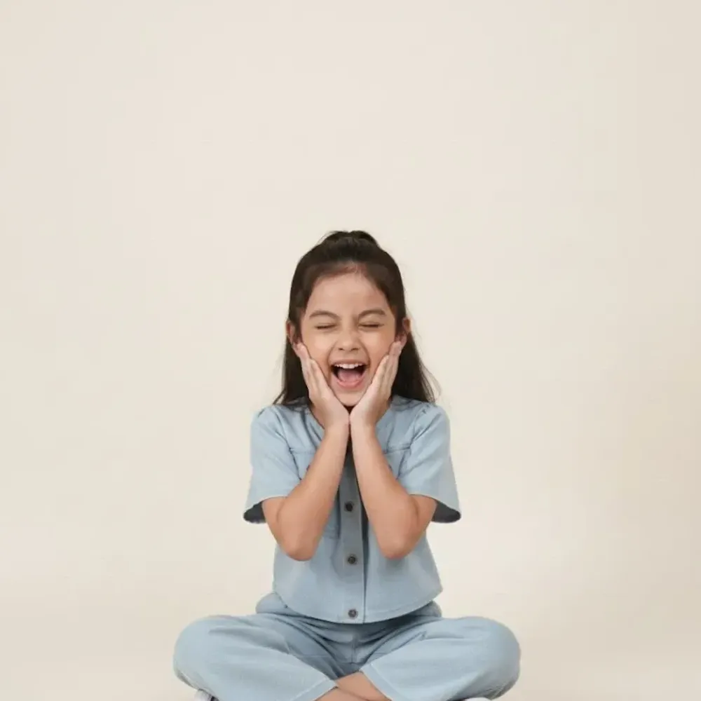Set Girly Minty Happy Jeans