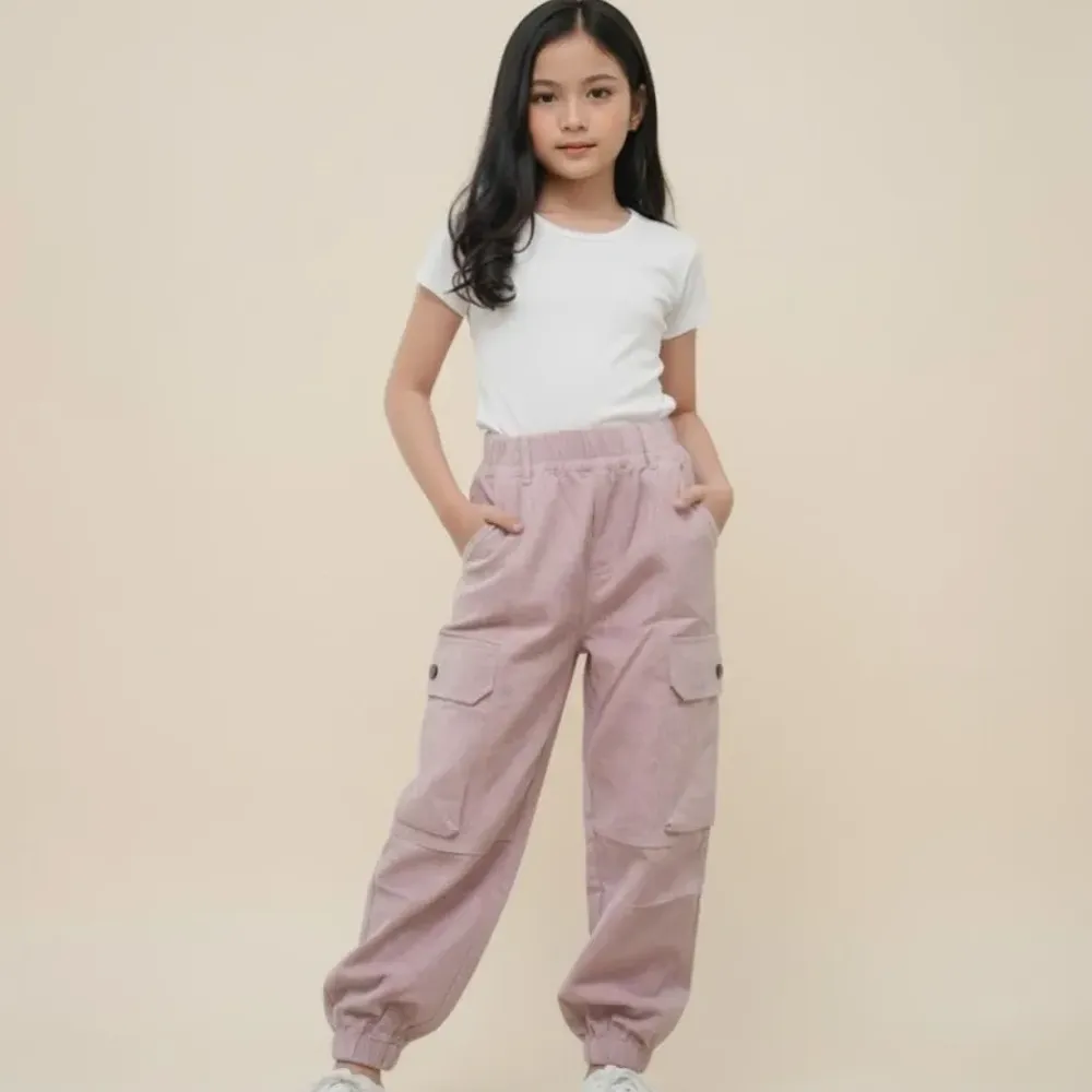 Pants Girls Bubble Pink Hype