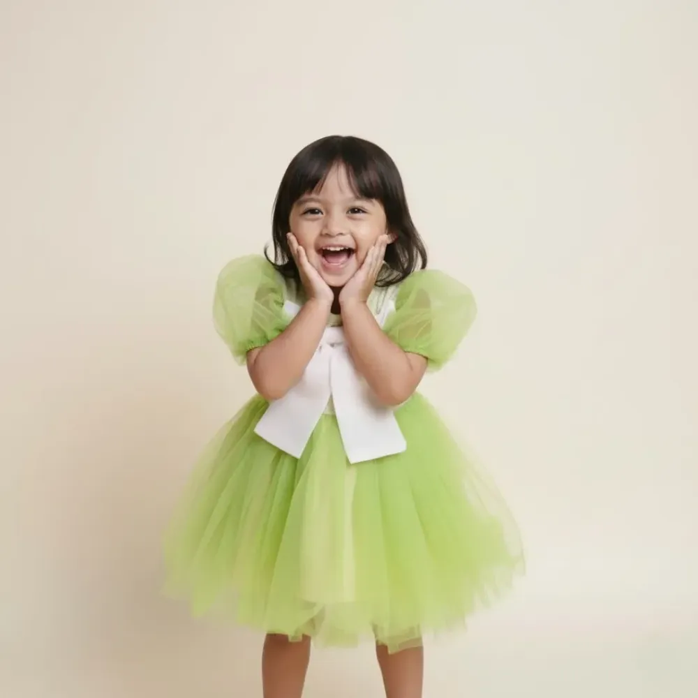 Dress Girl Mini Bow Culture